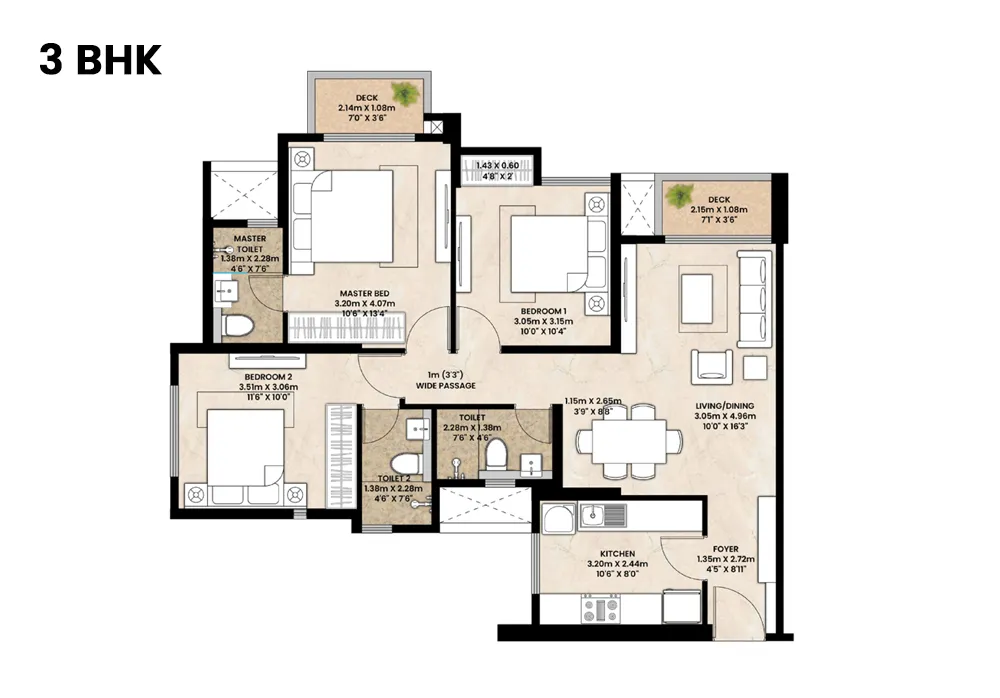 3 BHK